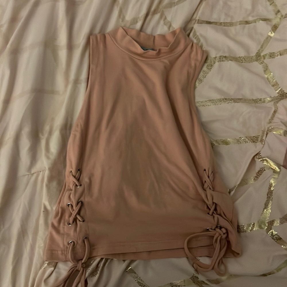 charlotte russe pink tank top